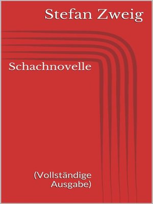 cover image of Schachnovelle (Vollständige Ausgabe)